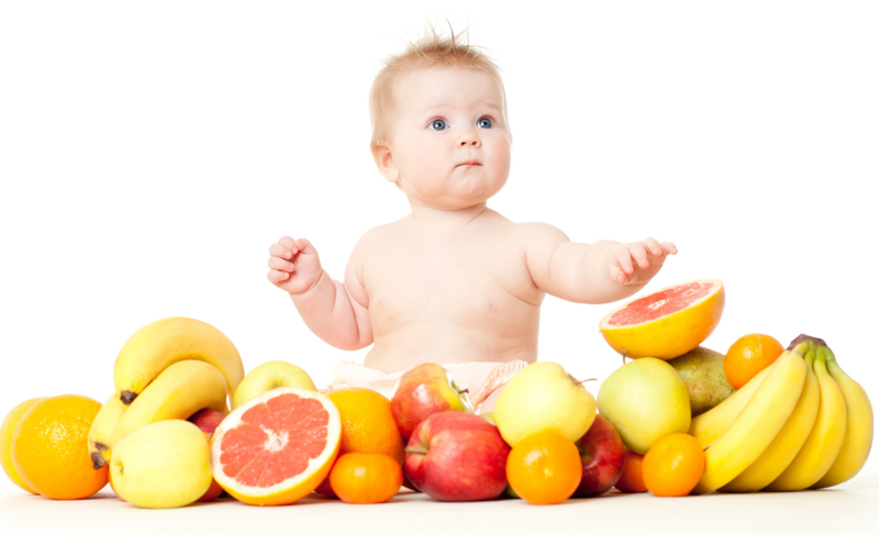 hoa quả làm mát cho trẻ